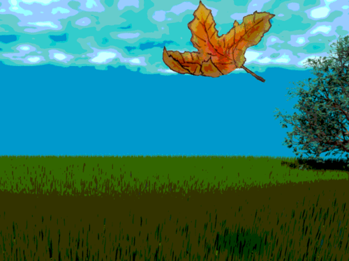 Falling-leaves